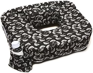 My Best Friend Twin Nursing Pillow Slipcover Flowing Fans Black