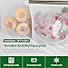 Reusable Silicone Food Storage Bags - 4 Pack Sandwich Storage Silicon Freezer Bags - 2 Large 50oz, 2 Medium 30oz Airtight Ziplock Snack Silicone Bags - Silicone Bags Reusable