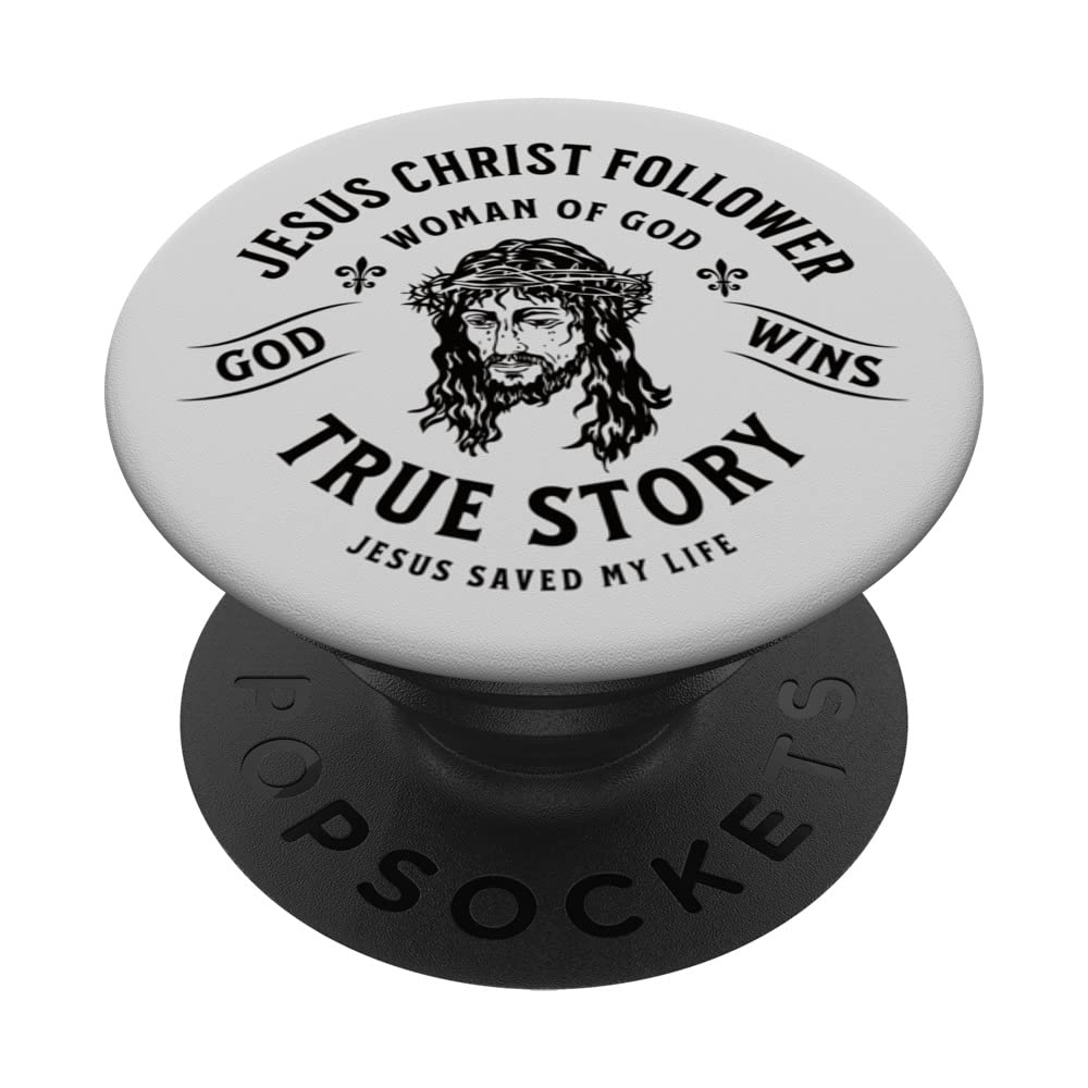 Jesus Christ Follower Woman of God PopSockets Swappable PopGrip
