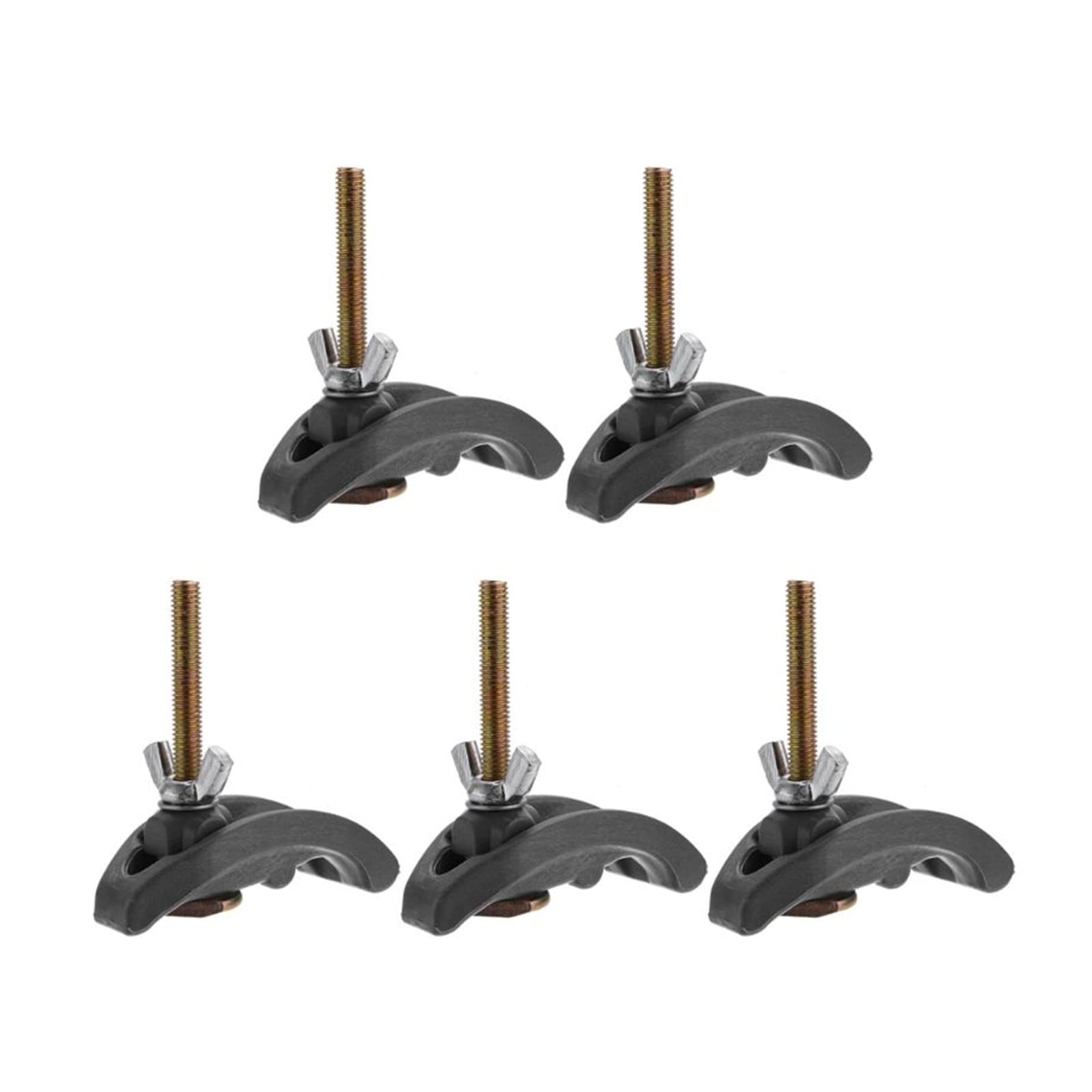 5PCS Press Plate Clamp,85mm Bow Plate Sets CNC Engraving Machine Parts Pressure Plate Clamp Fixture for T-Slot Working Table