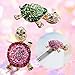 Mosichi Lovely Turtle Rhinestone Anti Dust Plug Earphone 3.5mm Ear Jack for iPhone Samsung Galaxy (Green)