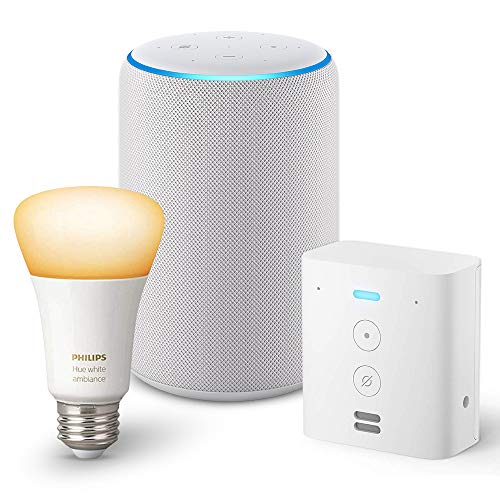 Echo Plus (2nd Gen) with Echo Flex and Philips Hue Bulb Alexa smart