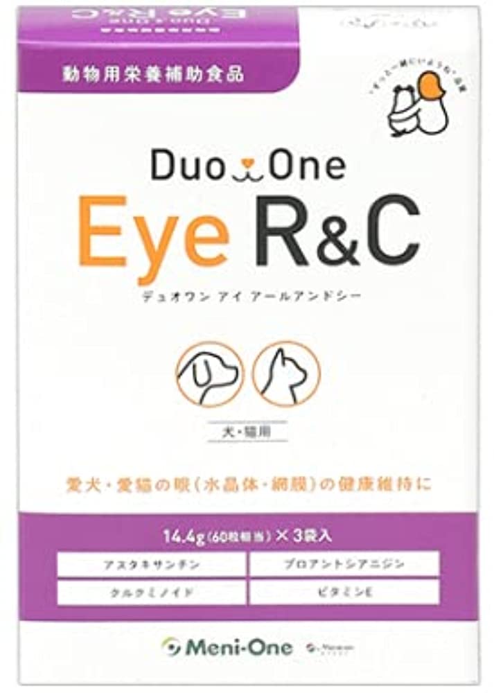 メニワン Duo One Eye R＆C 犬猫用 180粒（60粒×3袋）商品画像