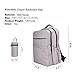 Diaper Bag Baby Care Backpack, Multi-Function Travel Nappy Bags with Insulated Pockets, Smart Open Designer Large Capacity Waterproof Fabric Nursing Bag, Grey