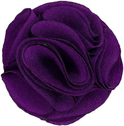 Mens Lapel Rose . Solid Purple