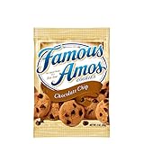 Famous Amos Cookies, Chocolate Chip, 2 oz Snack Pack, 42 Packs/Carton (2 cartons)