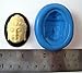 Buddha Cameo Flexible Food Grade Silicone Push Mold for Polymer Clay, Resin,wax,miniature Food,sweets,plaster