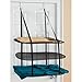 Greenco 3 Tier Over The Door Folding Drying Rack |for Clothing, Sweater, Garment, and Room Organization| Dryer Racks for Laundry Perfect for Small Spaces, Apartments, Dorm Rooms, and Bathrooms|Black