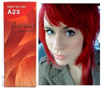 Bright Red Hair Dye Color Cream Permanent Goth Punk Crazy Emo