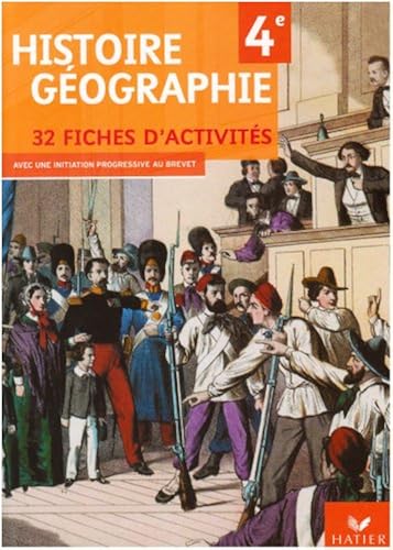 Download Histoire Géographie 4e : 32 Fiches d'activités PDF