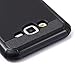 Samsung Galaxy J5 J500 2015 Case - Hybrid Hard Shockproof Case Heavy Duty Protective Brushed Phone Armor Protector Cover - Black