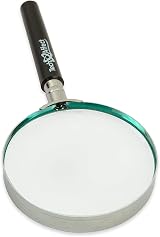 TechAffect Real Glass Magnifying Glass 75mm Reading Magnifier view 1