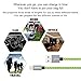 lightning cable Jpinbo iphone chargers 3Pcs 3ft/6ft/10ft Extra Long Nylon Braided Cord Lightning Cable USB Charging Charger for iPhone 7/7Plus/6S Plus,SE/5S/5C,iPad Air/Pro/Mini,iPod Nano (Gray+Green)