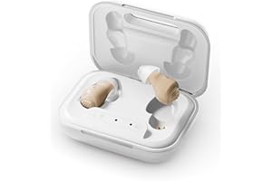 Hearing Aids Accessories, JINGHAO Rechargeable In-Ear Hearing Aids Accessories for Seniors & Adults