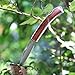 Z ZANMAX Folding Knife, 440C Stainless Pocket Knife Wood Handle Outdoor Camping Survival Hunting Knife Blade with Genuine Leather Sheath, Lockback Folding Knife, 3.5-Inch, Gift for Him