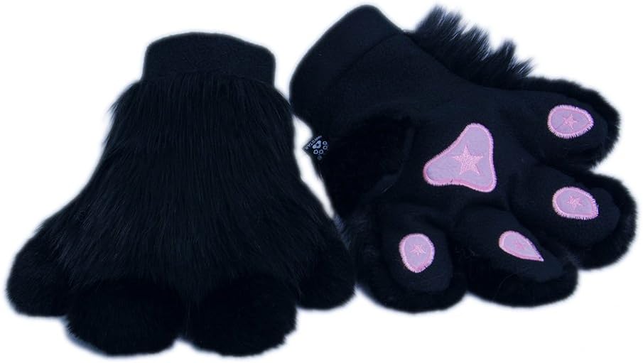 Pawstar Paw Mitts Furry Animal Hand Paws Costume Gloves Adults