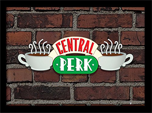 Friends Pyramid International (Central Perk Sign) 30cm x 40cm Framed, Art Poster, Posters & Prints, One Size
