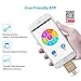 OLALA iPhone iPad Flash Drive with Apple MFi Lightning Connector USB 3.0 Memory Stick 64GB Thumb Pen Drive External Storage for iOS Android Mac Windows PC (ID101-Gold)