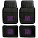 NFL New York Giants Car Floor Mats Heavy Duty 4-Piece Vinyl - Front and Rear