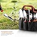 TACKLIFE Garden Tools Set, 7 Piece Stainless Steel Heavy Duty Gardening kit with Soft Rubberized Non-Slip Handle -Durable Storage Tote Bag and Pruning Shears - Garden Gifts for Men & Women GGT4A