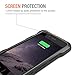 iPhone 6 Battery Case, [MFI Apple Certified] Trianium iPhone 6 Portable Charger (4.7 Inches) [Black/Silver]-3500mAh External Power Bank iPhone Protective Charging Case Back Heavy-Duty [Inlaid Metal]