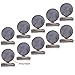 COSMOS 10 Pcs Heavy Duty Metal Refrigerator Magnetic Spring Clips Clamp