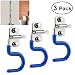 NUOLUX Mop Holder Broom Holder S-Type Wall Mounted Organizer Brush Storage Hanger 3pcs primary