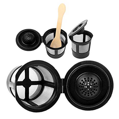 image for CDJX Reusable K Cups,12 Pack Coffee Filter Cup Compatible with Keurig 