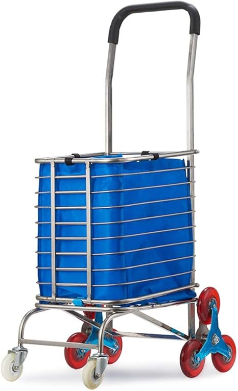 Amazon Co Jp アルミ折りたたみショッピングカート キャスター付き132lb軽量階段クライミングユーティリティトロリーカート 理想的なランドリー 食料品 キャンプ スポーツイベント サイズ さいず 8 Wheel ホーム キッチン