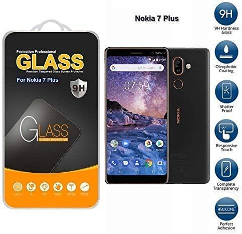 Tempered Glass Mobile Phone Screen Protector Film Compatible With Nokia 7 Plus