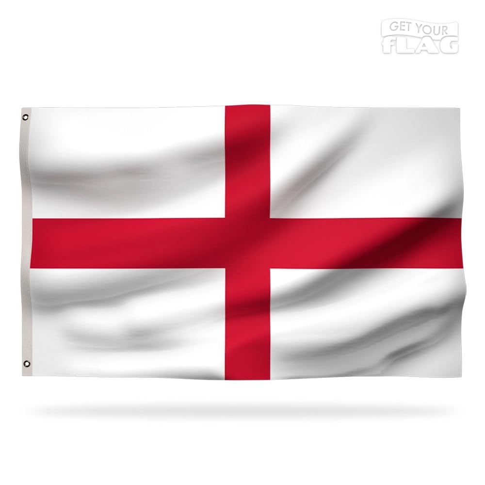 Premium English Flag 150x90cm - Very Resistant and Excellent Quality England flag with 2 metal eyelets - Be proud of your colors ! — image 1