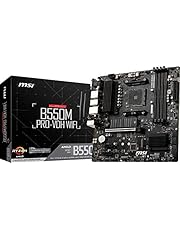 MSI B550M PRO-VDH WiFi ProSeries Motherboard (AMD AM4, DDR4, PCIe 4.0, SATA 6Gb/s, M.2, USB 3.2 Gen 1, AX Wi-Fi 6, D-SUB/HDMI/DP, Micro-ATX)