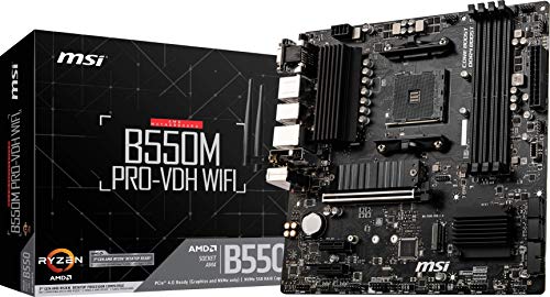 msi b550m pro-vdh wifi proseries motherboard 