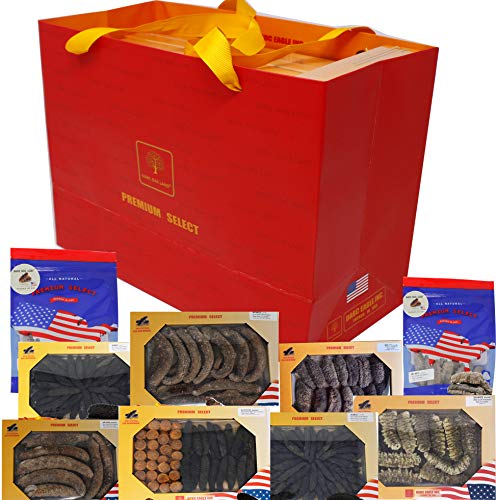 DOL Wild Alaska Red Sea Cucumber 野生阿拉斯加紅海參 (Dried Sea Cucumber)- in Box (Medium 1lb/box)