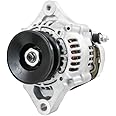 RAREELECTRICAL New 12V 40A Alternator Compatible With Kubota Engines V1505 D1105 By Part Numbers 16678-64011 1667864011 16678-64012 100211-4730 100211-4731 16678-64013 1667864013 1667864012 1002114730