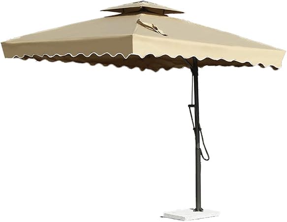 8 2ft 6 Rib Patio Umbrella Cover Canopy Brown Polyester Replacement Umbrella Top Home Garden Garden Patio Umbrellas Alhorria Com