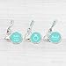 Andaz Press Chocolate Drop Labels Trio, Fits Kisses Party Favors, Wedding Bridal Shower, Diamond Blue, 216-Pack, Robin's Egg Blue Bride & Co Inspired Bridal Shower Party Decor Decorations