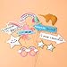 LUOEM Unicorn Photo Booth Props Unicorn Party Supplies Funny Rainbow Unicorn Pegasus Photo Props for Unicorn Baby Shower Birthday Party Decoration Favors Supplies 30-Pack