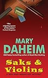 Front cover for the book Saks and Violins by Mary Daheim