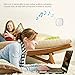 iLOME Wireless Doorbell Electronic Push Button Audio Chime Weatherproof 1 Plug In Receiver 1 Push Button Transmitter,Operating 1000 Feet Range 36 Chimes (White)