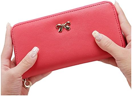 LLIOFUS Women's Stylish Large Capacity PU Leather with Card Holder Purse 034