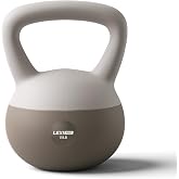 Lexipro Soft Kettlebell 10LB/15LB/20LB, Anti-Slip Wide Grip Kettlebells for Home Gym Strength Training, Cushioned Impact-Resistant Base kettlebells | Noise-reducing materials - for Women &amp; Men