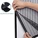 Magnetic Screen Door with Durable Polyester Anti Mosquito Bugs Mesh Curtain Easy to Install Full Frame Velcro, Fits Door Size up to 36