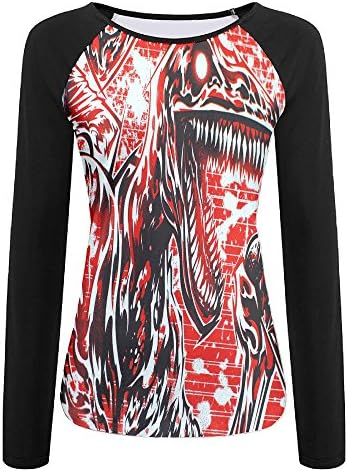 Pinkee Punk Singer Mr. T-Rex Jersey Baseball Tee T Shirts For Women Tshirt Long Sleeve