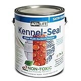 AgraLife TriCoPolymer KS128 VOC Free Non Toxic Clear Satin Kennel-seal, 1 gallon
