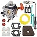 Hilom C1Q-S174 Carburetor for STIHL FS87 FS90 FS100 FS110 FS130 HL90 HL95 HL100 HT100 HT101 KM90 KM100 KM110 SP90 Trimmer Replaces # 4180 120 0604 4180 120 0611 w Carb Adjustment Tool