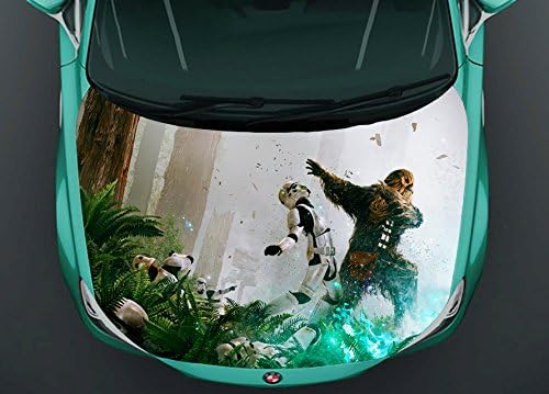 Star Wars, Chewbacca Full Color Car Hood Vinyl, Car Vinyl Graphics gc1048