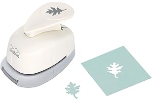 BIRABIRA Bira Craft 5/8 inch Oak Leaf Shape Lever Action Craft Punch for Paper Crafting Scrapbooking