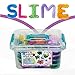 Maple Entp DIY Crystal Slime Kit, Clear Slime with Fruit Slices, Fluffy Slime, 20 Colorful Slime Containers, Beads and Holographic Glitter for Slime [47 PCS] and More for Age 6+