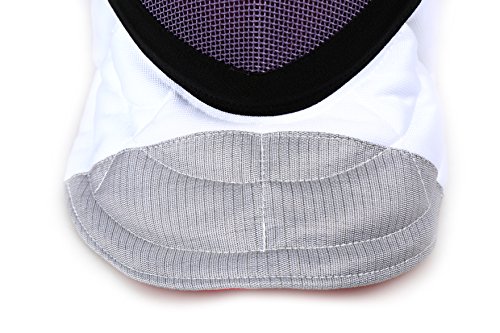 LEONARK Black 350NW Fencing Foil Mask with Detachable Inner Lining Helmet CE Certified National Grade Masque - Thumbnail 3